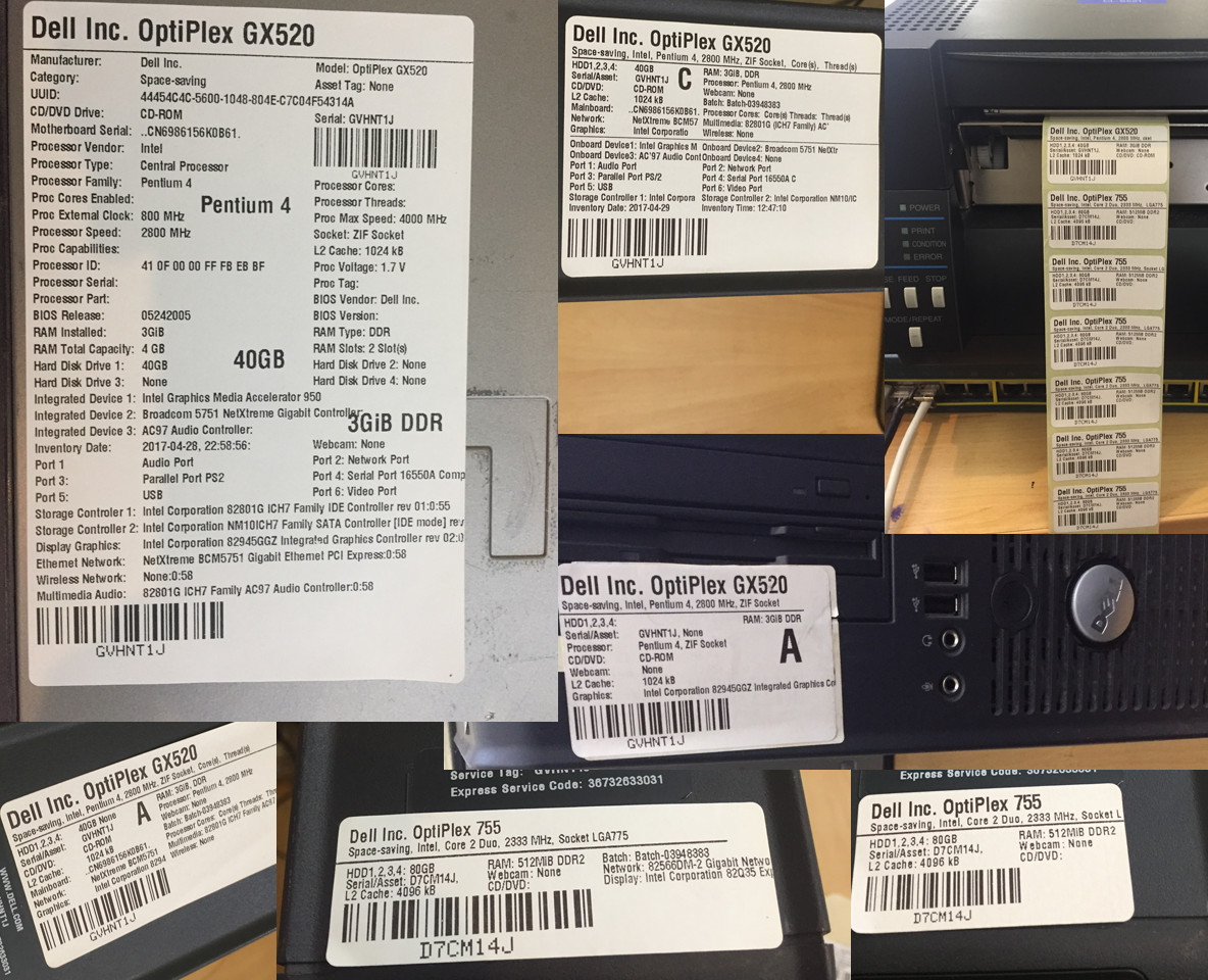 ITAD IT Asset Barcode Label software